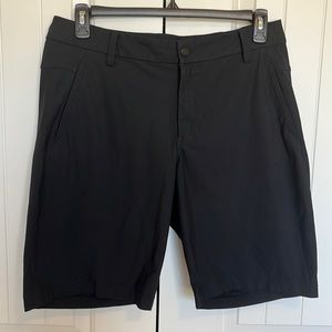 Men’s Lululemon Size 36 black shorts.
